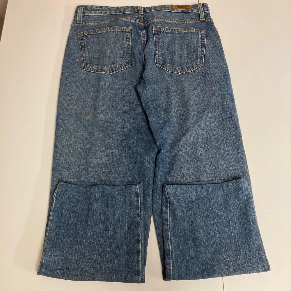 Polo Jeans Co Ralph Lauren Saturday Jean Womens 32x30 Blue Wide Leg High Baggy